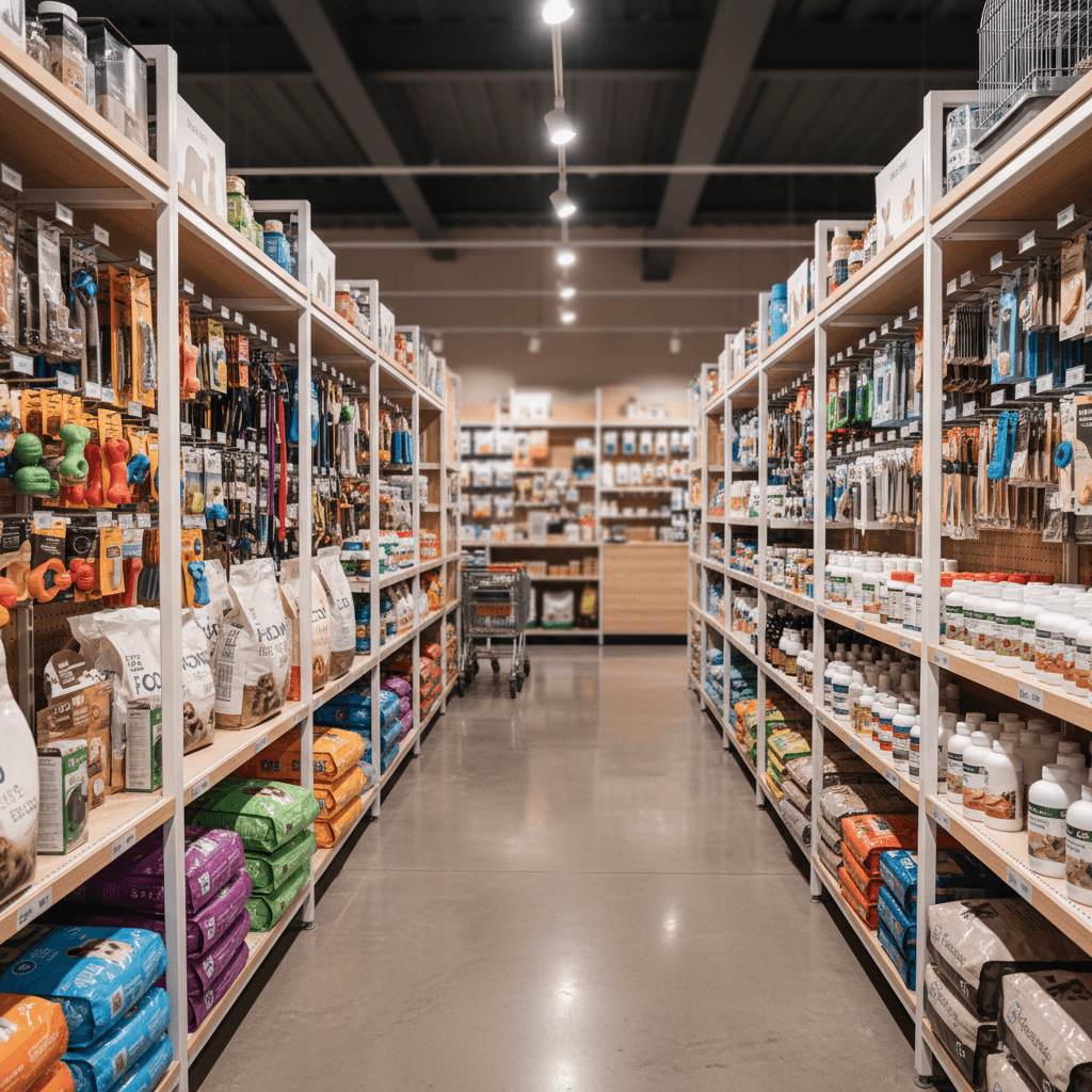 Innenansicht des AsFoxian Pet Shop